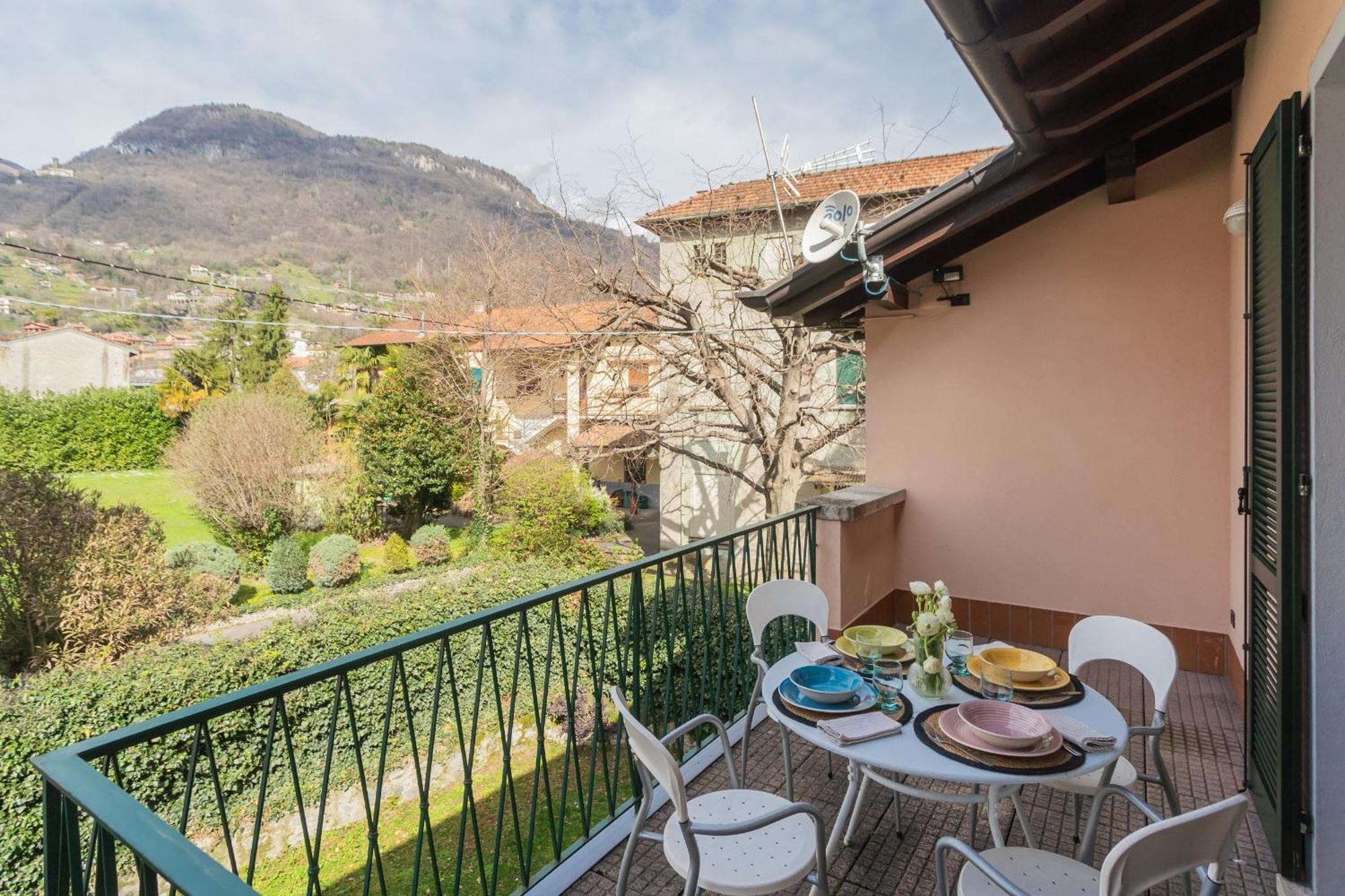 Ponente Balcony & Garden By Rent All Como Gravedona Eksteriør billede